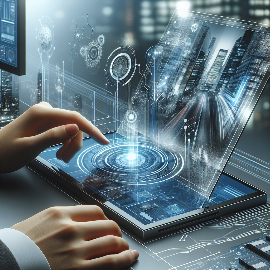 A high-quality, realistic image showcasing modern technology or innovation. The image should reflect a professional aesthetic devoid of text, logos, and watermarks. The format should be a 16:9 horizontal orientation, aiming for a clean and clear style.