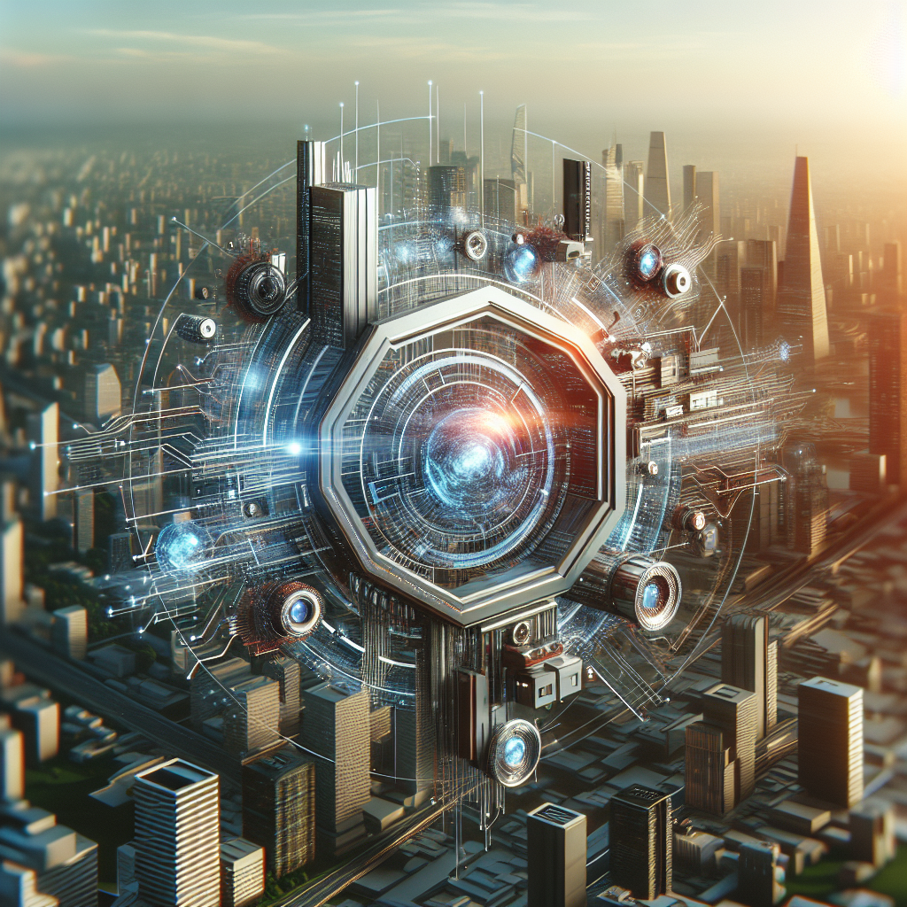 Generate a high-quality, realistic image displaying the essence of modern technology and innovation. The image should have professional aesthetics, ensuring a clean and clear style. Avoid including any form of text, logos, or watermarks. It is to be presented in a 16:9 horizontal format. This technology-themed image could feature advanced devices, futuristic architecture, or scenes presenting the integration of technology in our daily lives whilst adhering to a polished and mature visual tone.